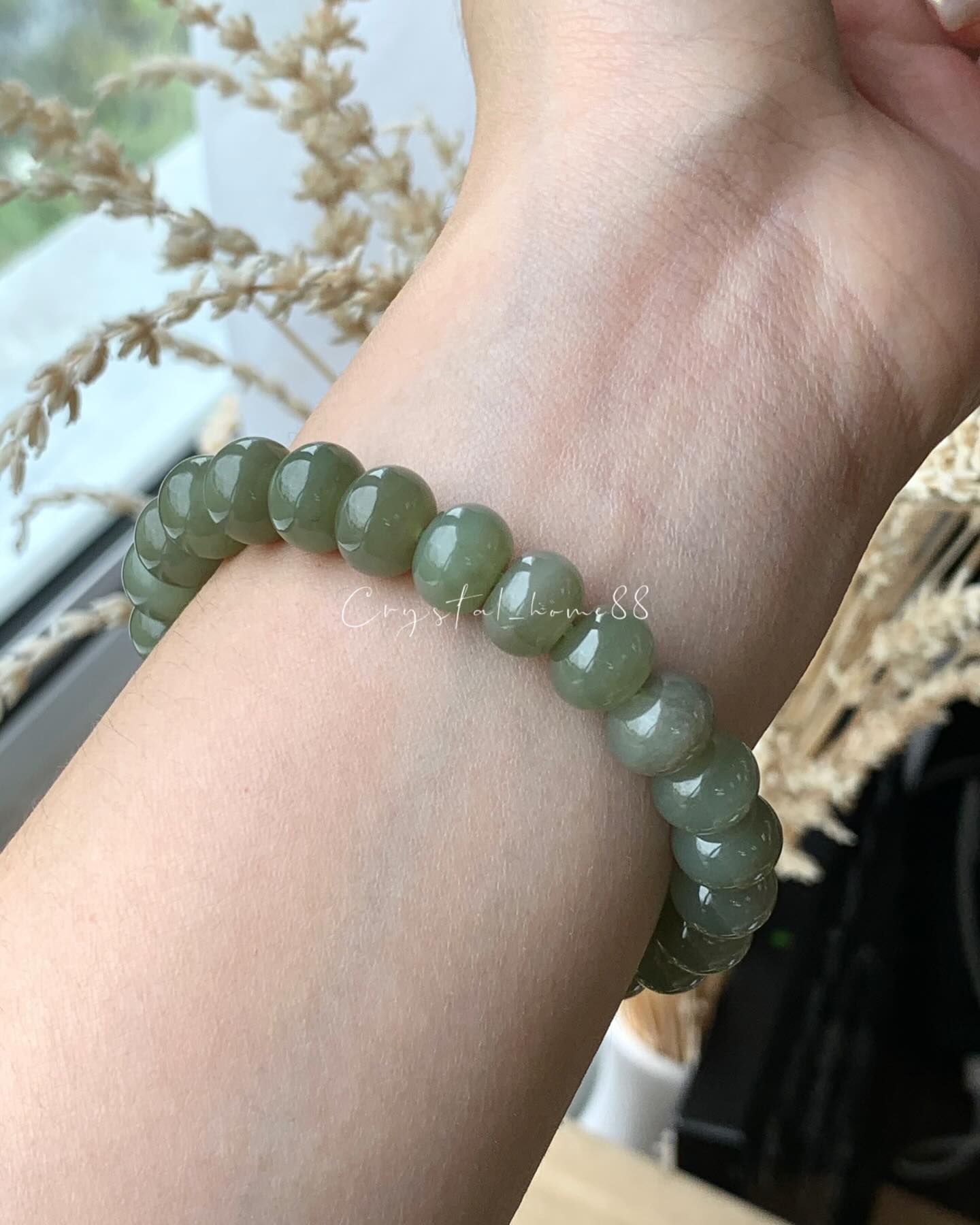 和田玉算盘珠 Hetian Jade(H28)