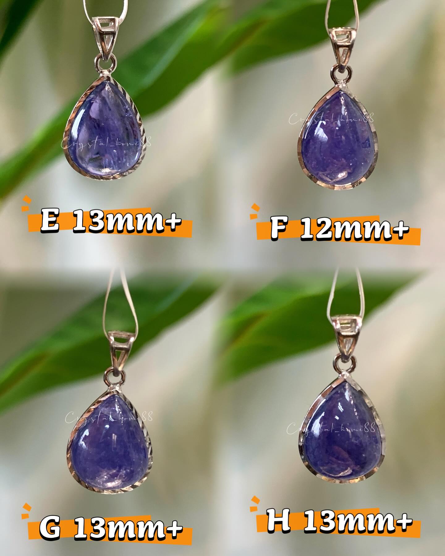 高品坦桑石吊坠 Tanzanite(T08)