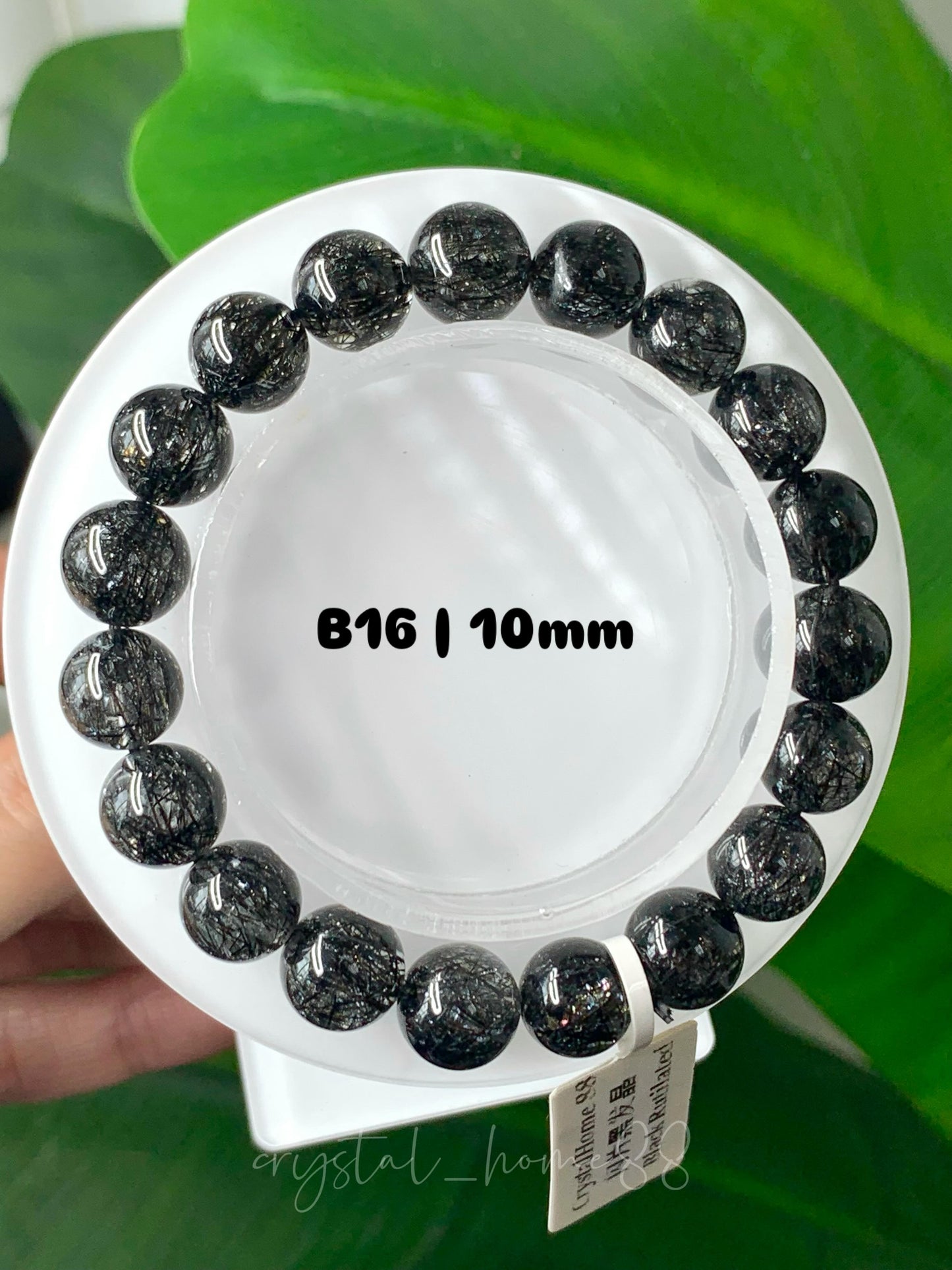 高品闪片黑发晶 Black Rutilated Quartz(B16)