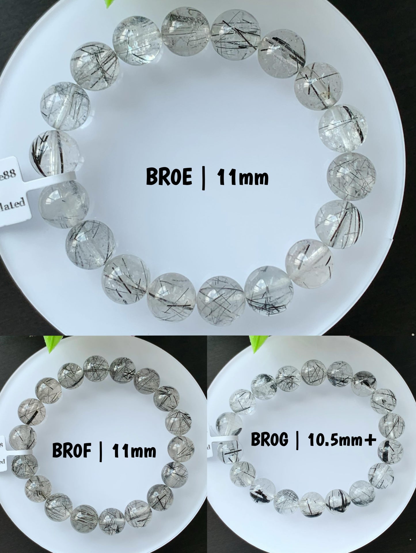 黑发晶 Black Rutilated Quartz(BR0)