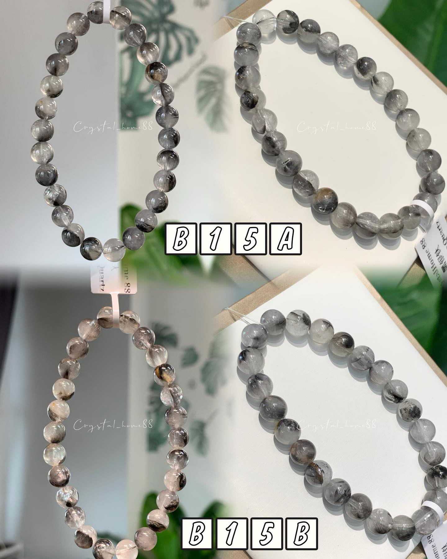 黑银钛 Brookite Quartz（B15）