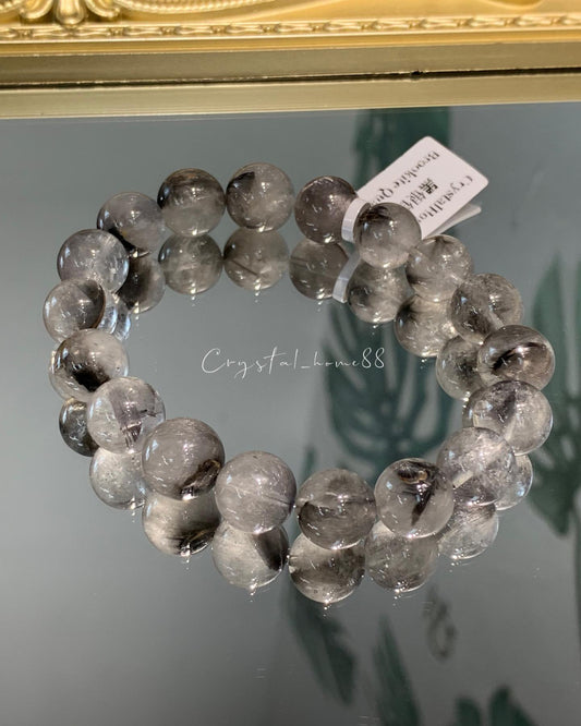 黑银钛 Brookite Quartz（B15）