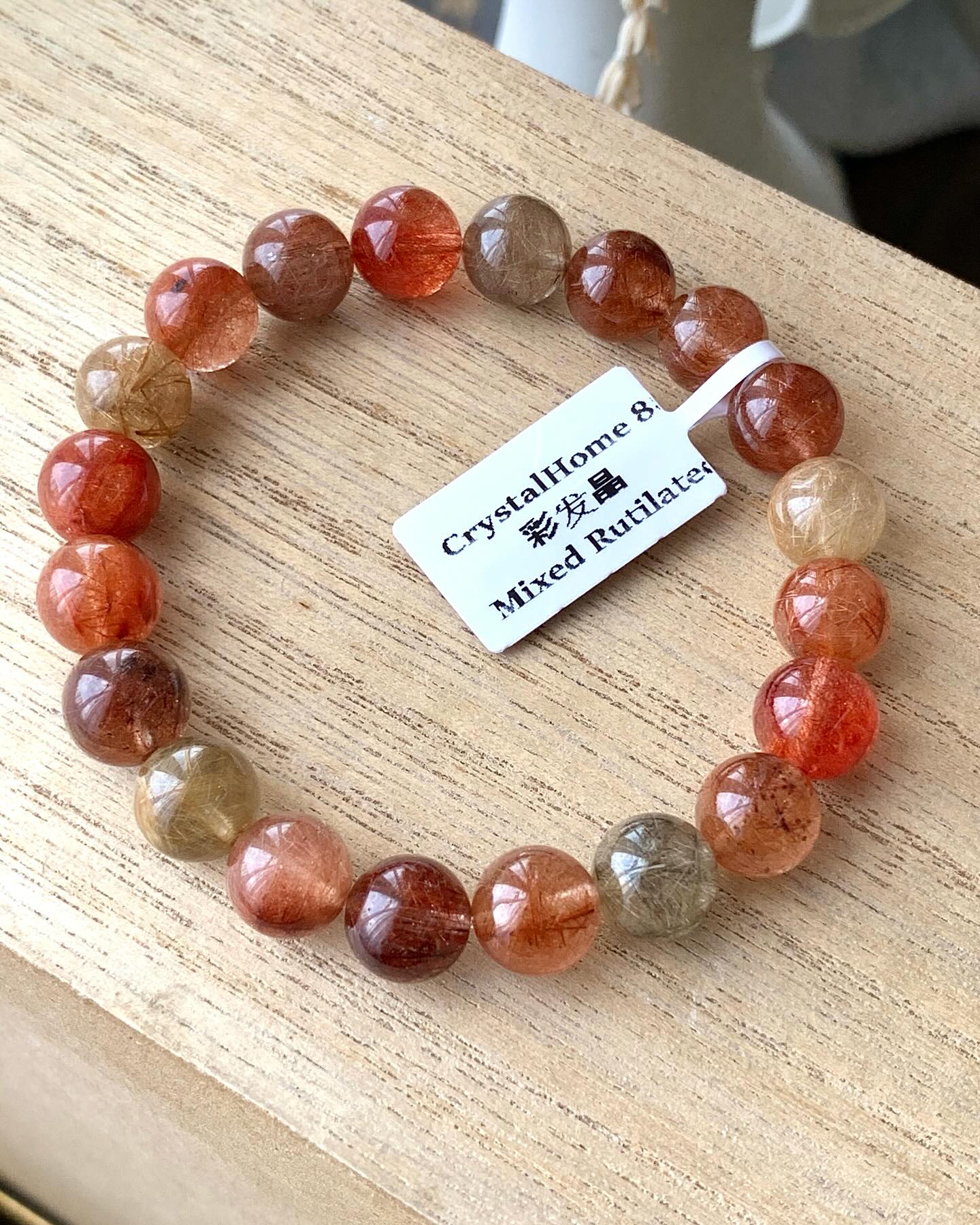 彩发晶 Mixed Rutilated Quartz