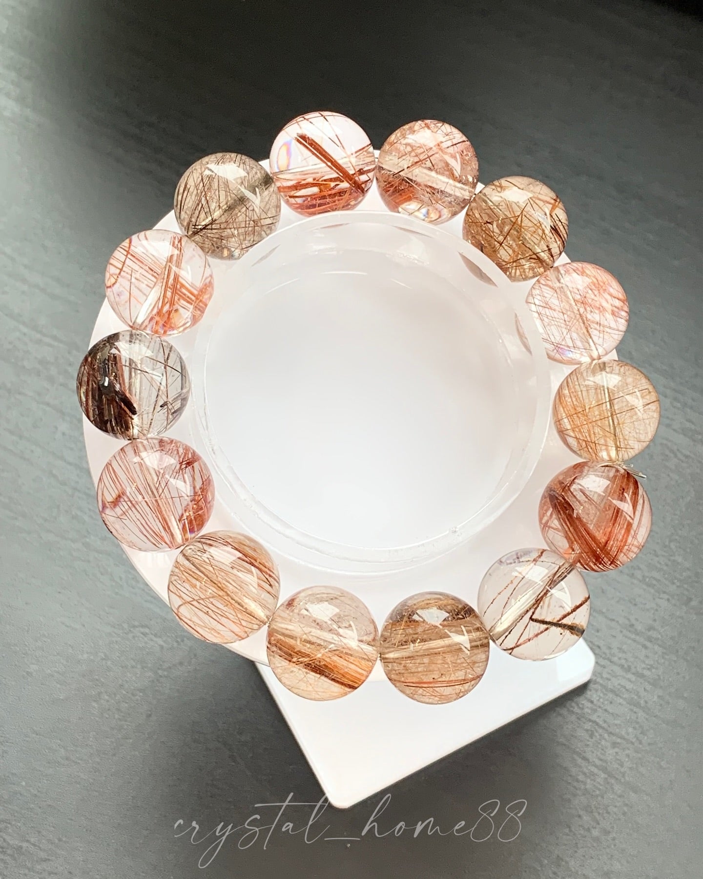 A体红铜发晶 Copper Rutilated Quartz（C24）