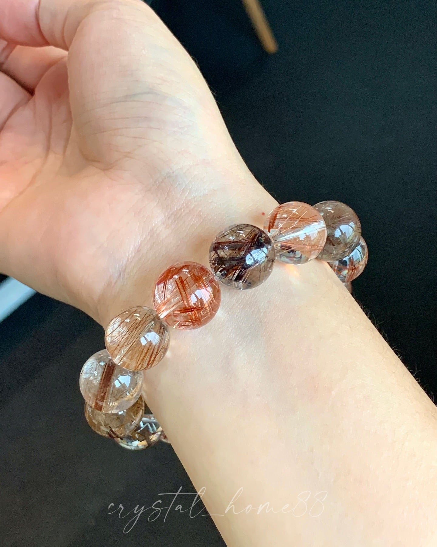 A体红铜发晶 Copper Rutilated Quartz（C24）