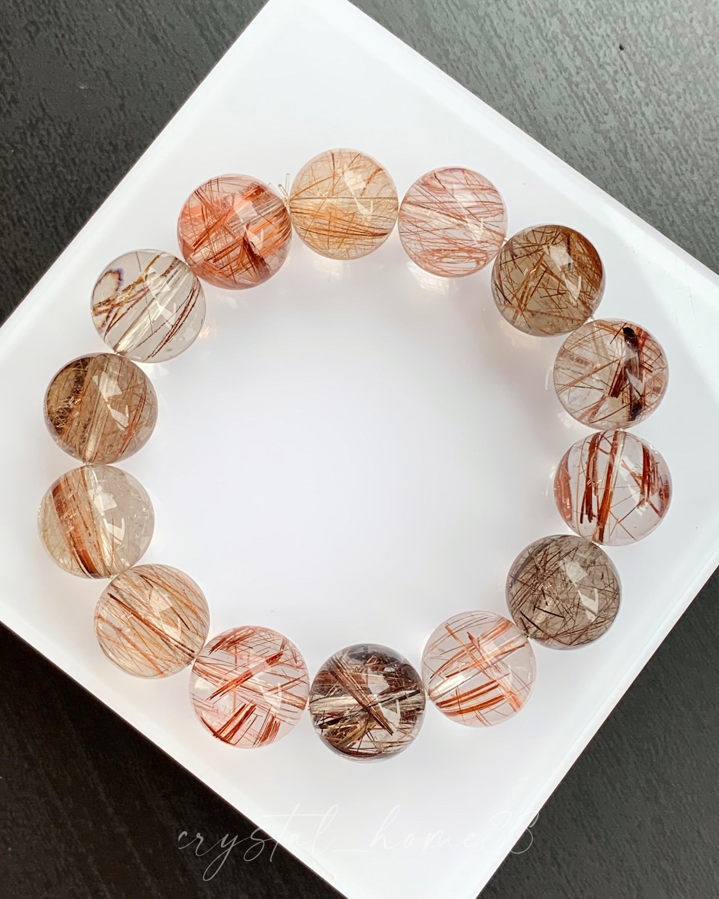 A体红铜发晶 Copper Rutilated Quartz（C24）