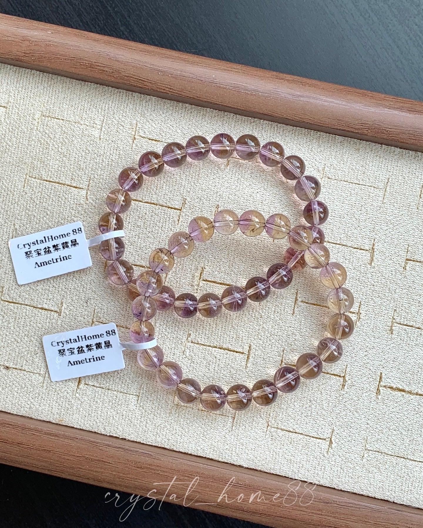 聚宝盆紫黄晶 · 共生矿 Ametrine（A44）