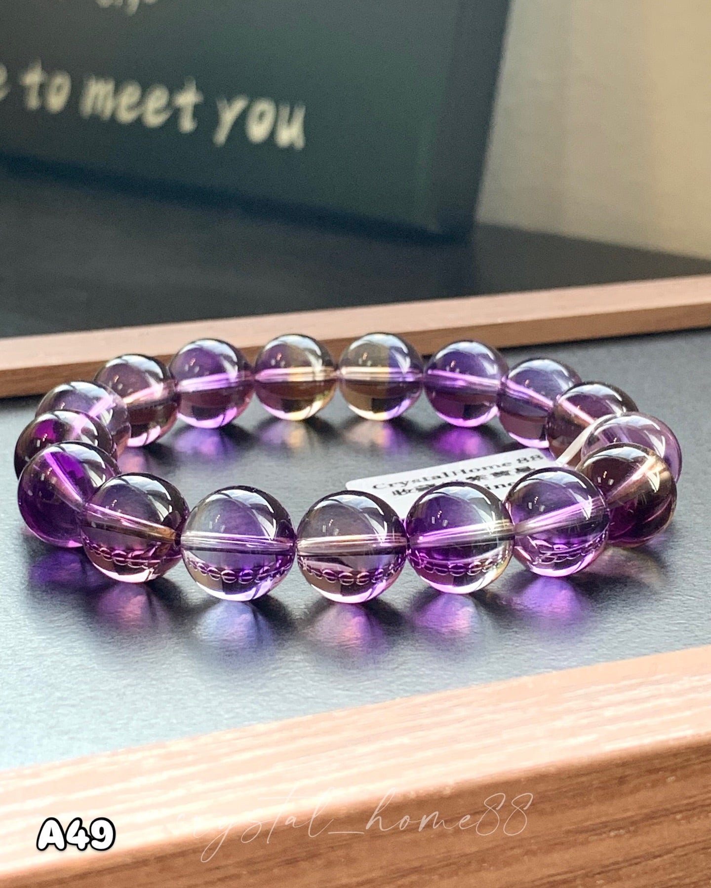 收藏级紫黄晶 · 共生矿 Ametrine（A49）
