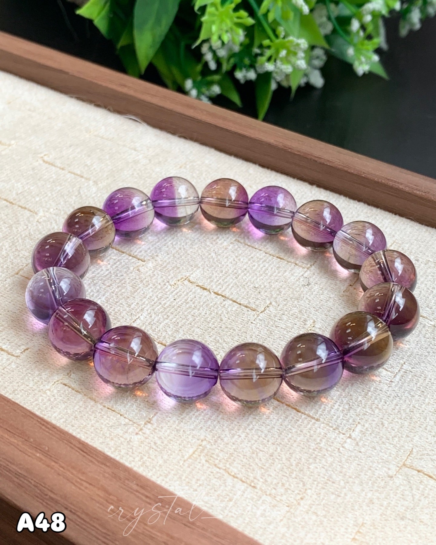 收藏级紫黄晶 · 共生矿 Ametrine（A48）