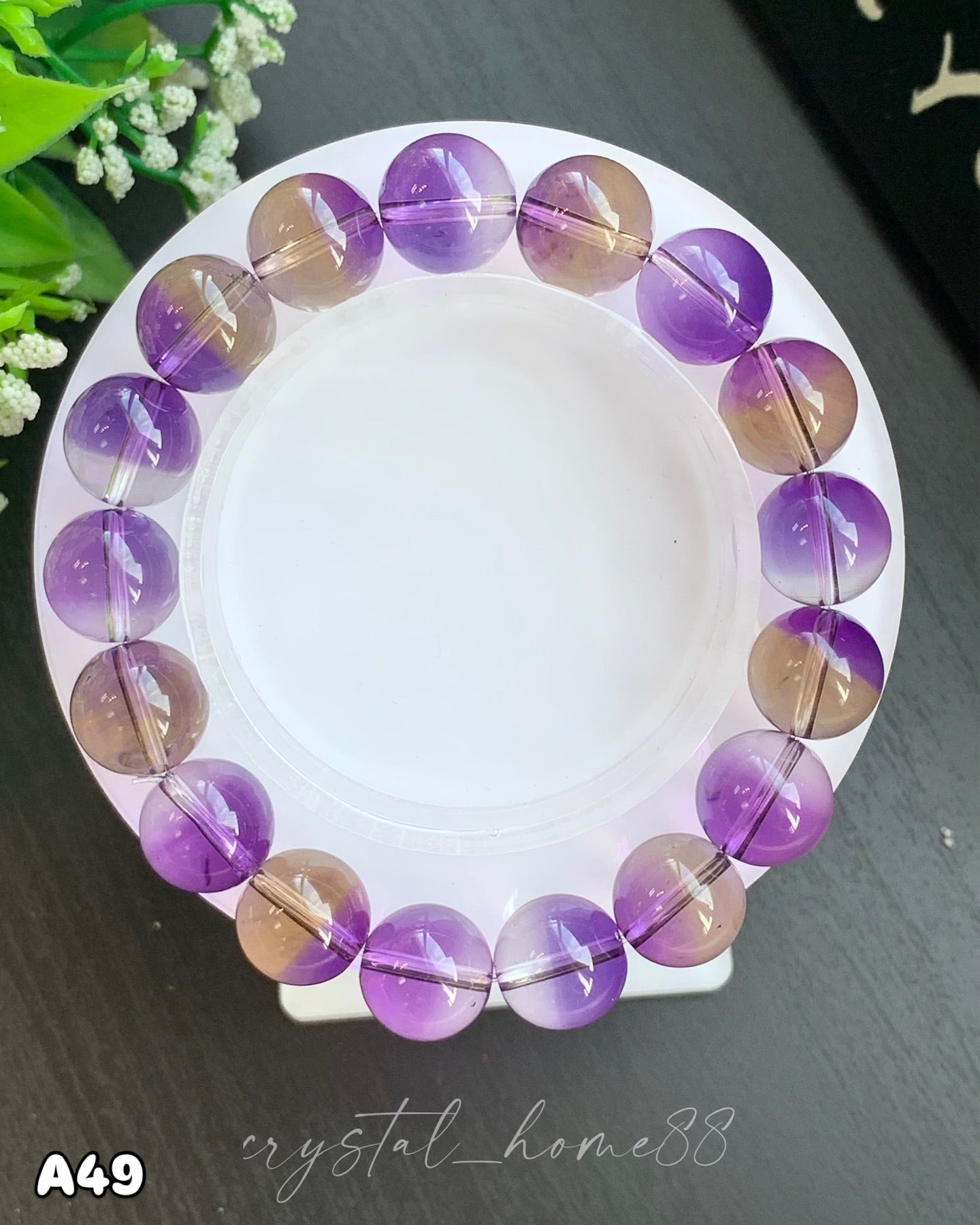 收藏级紫黄晶 · 共生矿 Ametrine（A49）