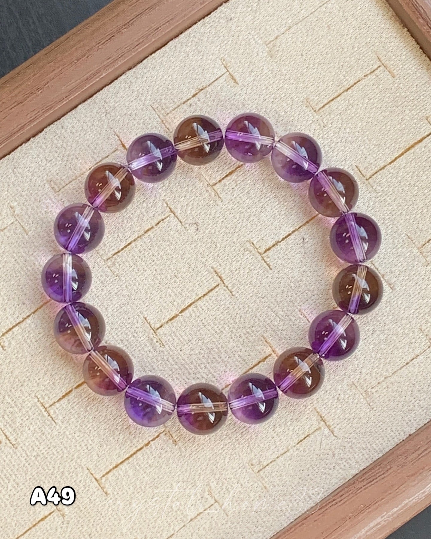收藏级紫黄晶 · 共生矿 Ametrine（A49）