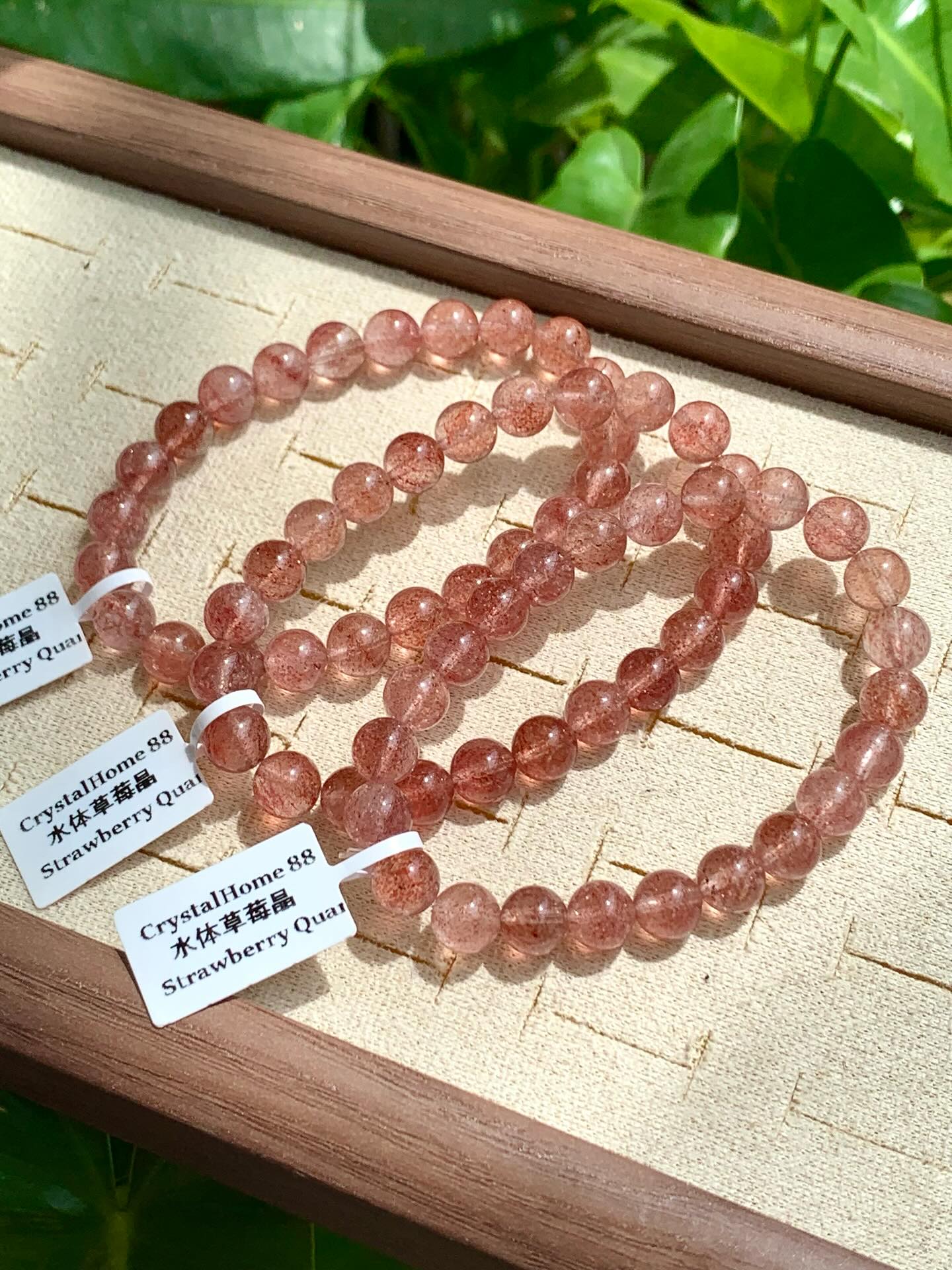 水体草莓晶 Strawberry Quartz（S36）