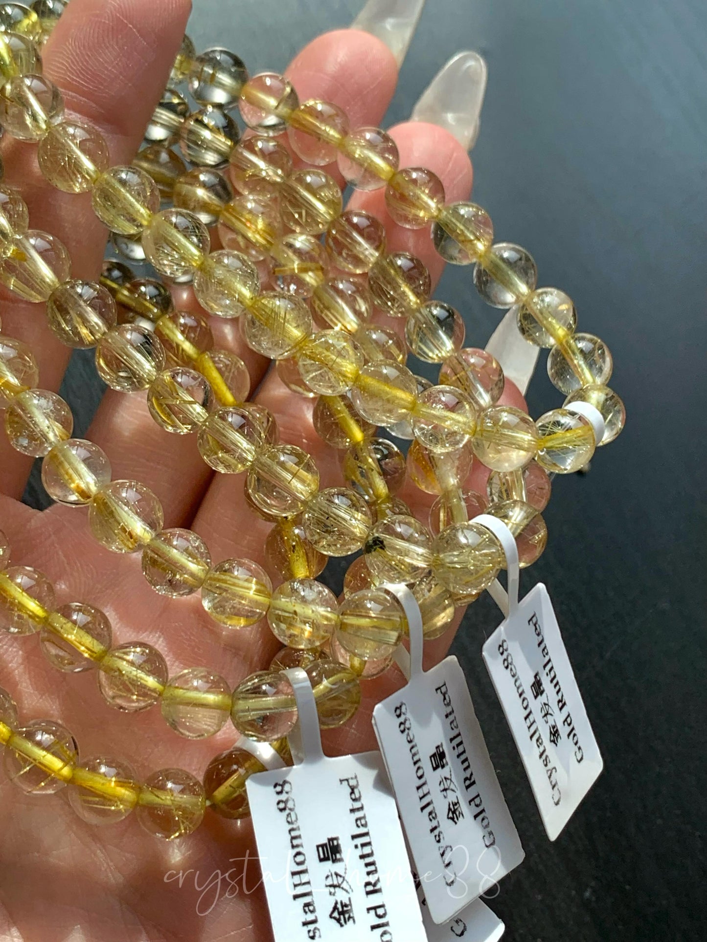金发晶 Gold Rutilated Quartz（TC13）