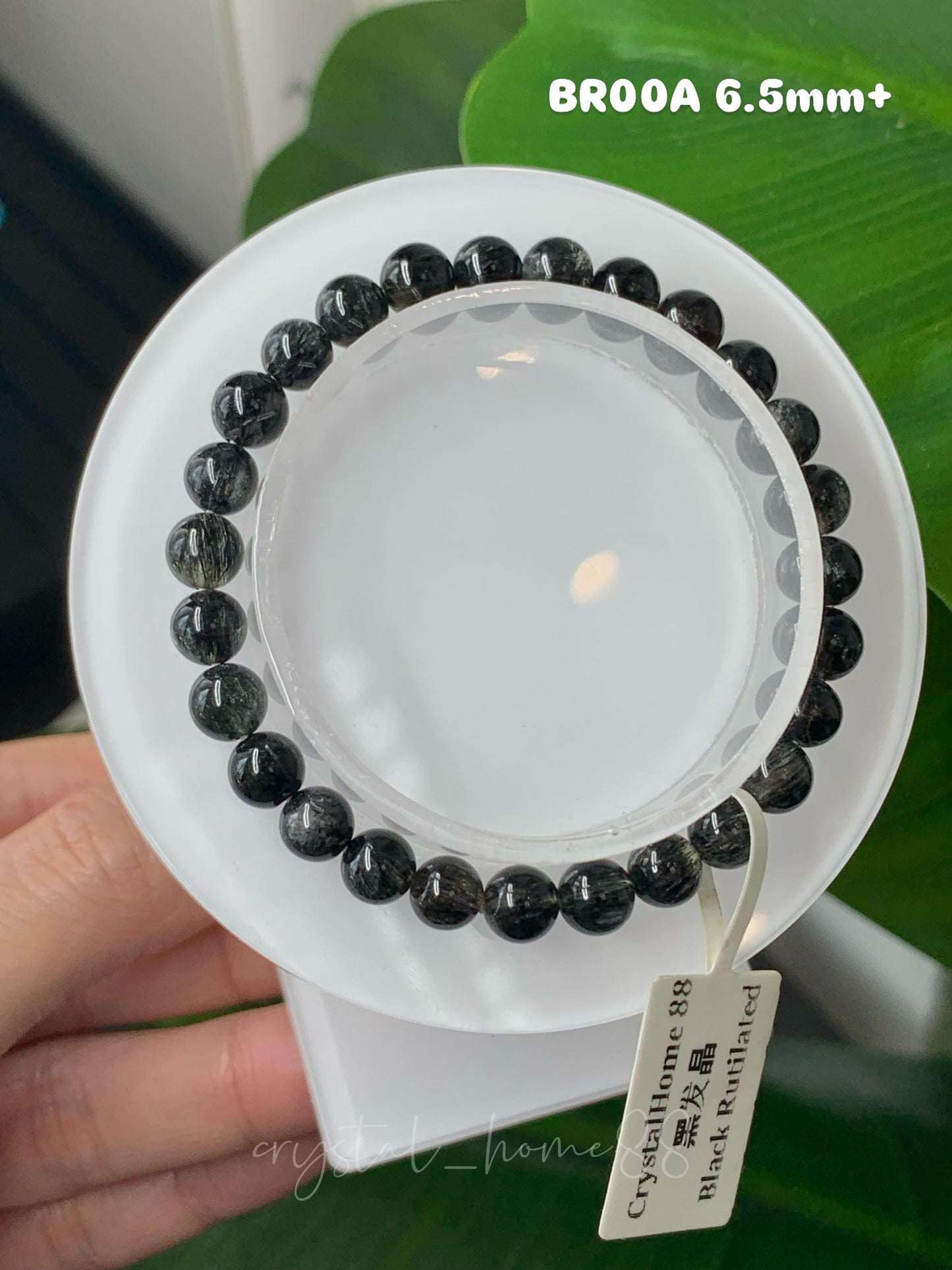 黑发晶 Black Rutilated Quartz（BR00）