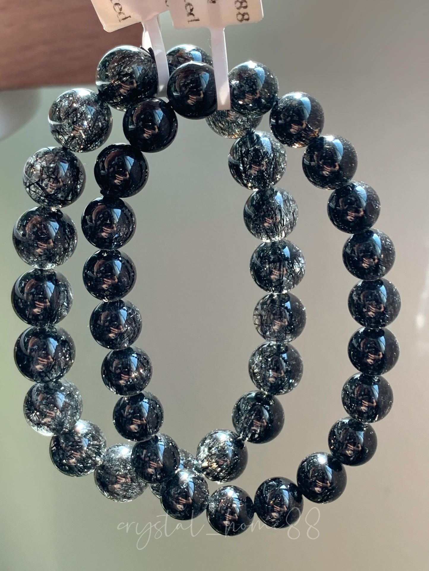 高品闪片黑发晶 Black Rutilated Quartz（B16）