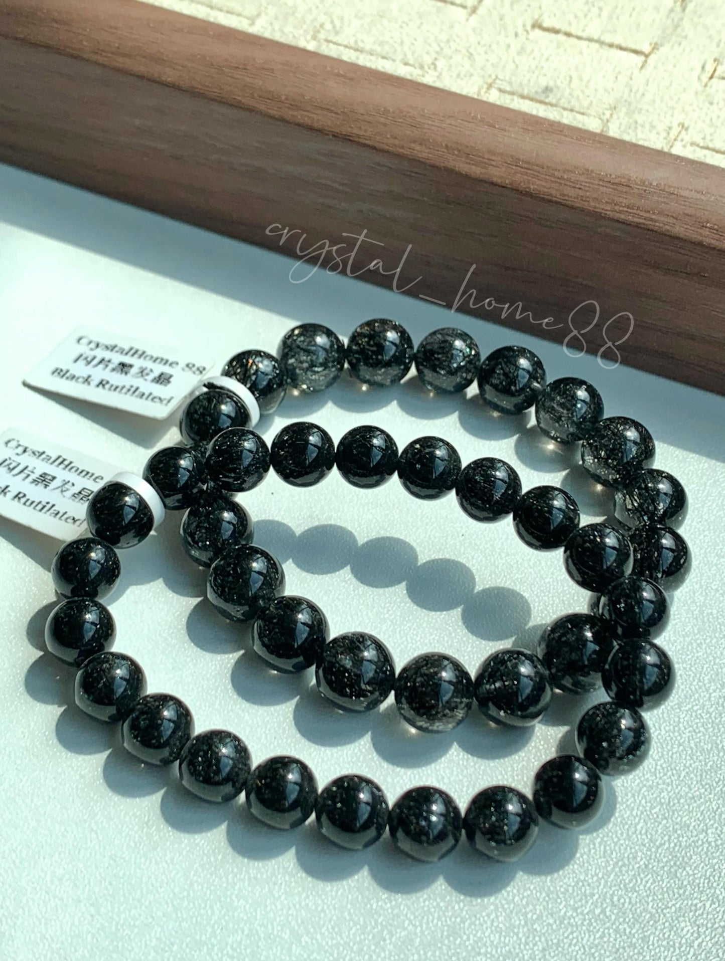 高品闪片黑发晶 Black Rutilated Quartz（B16）