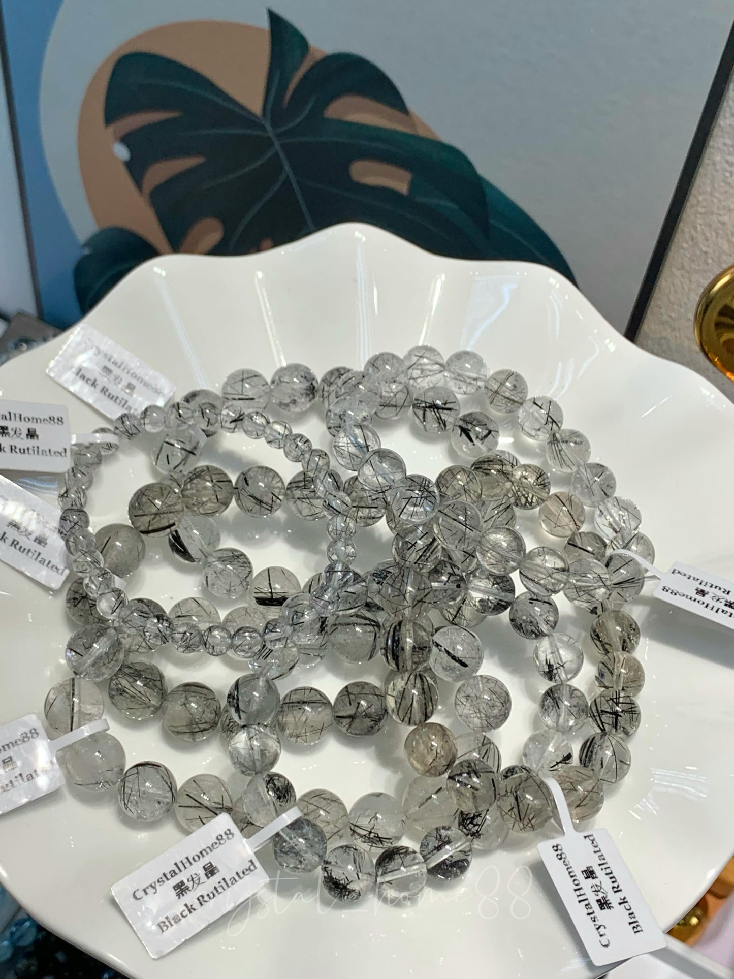 黑发晶 Black Rutilated Quartz（BR0）