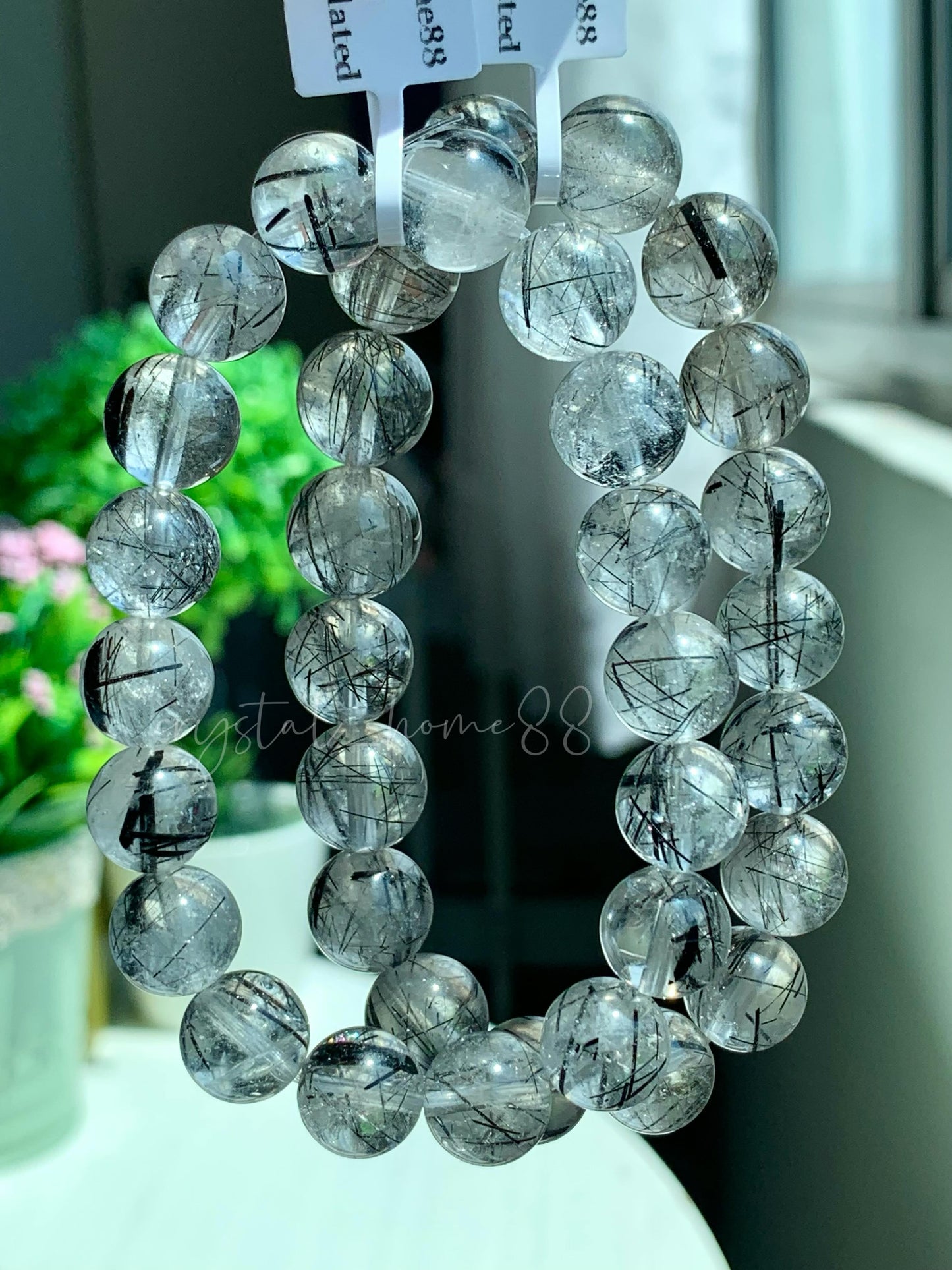 黑发晶 Black Rutilated Quartz（BR0）