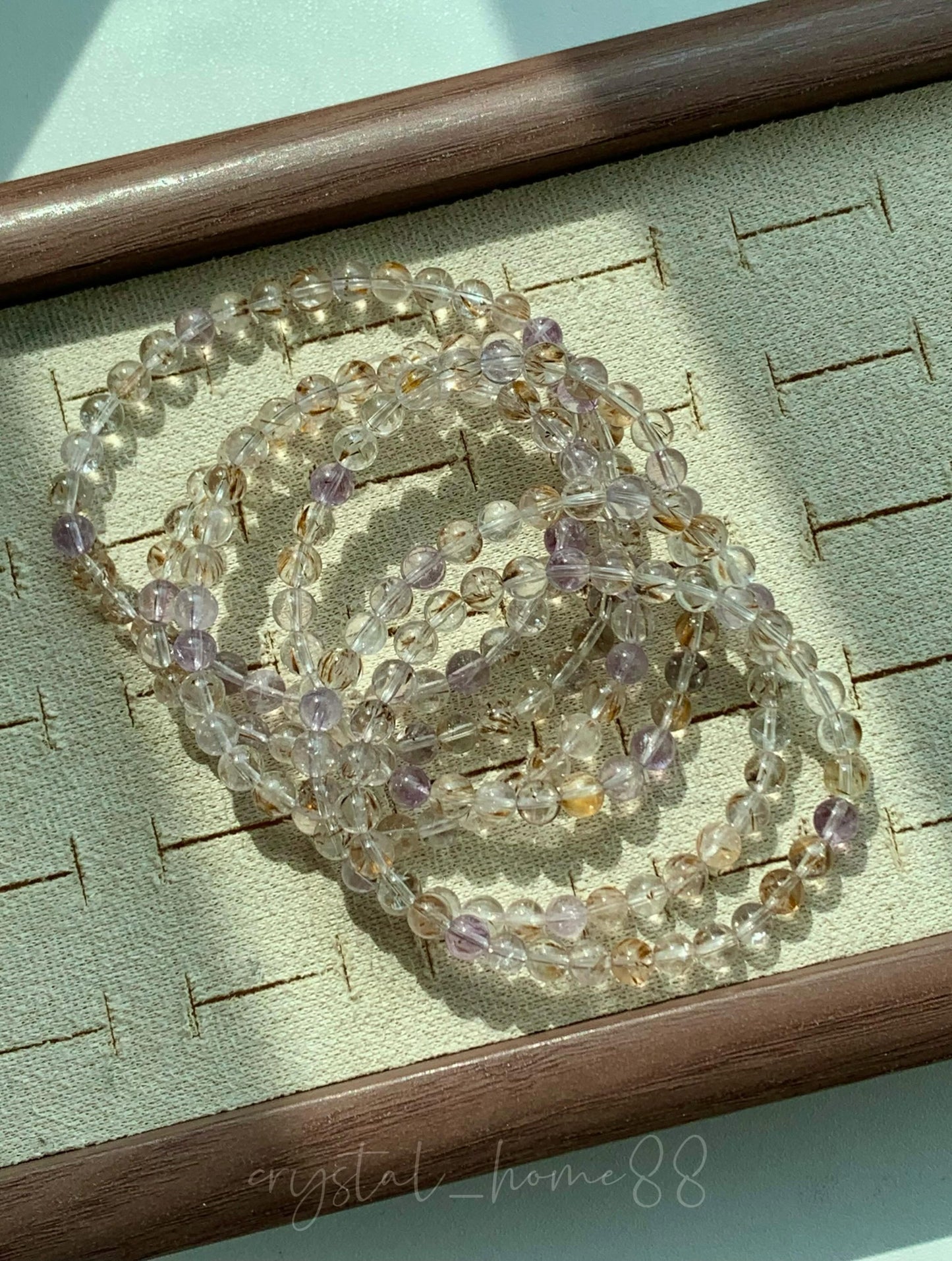 冰种紫钛极光 Auralite Amethyst（AA00）