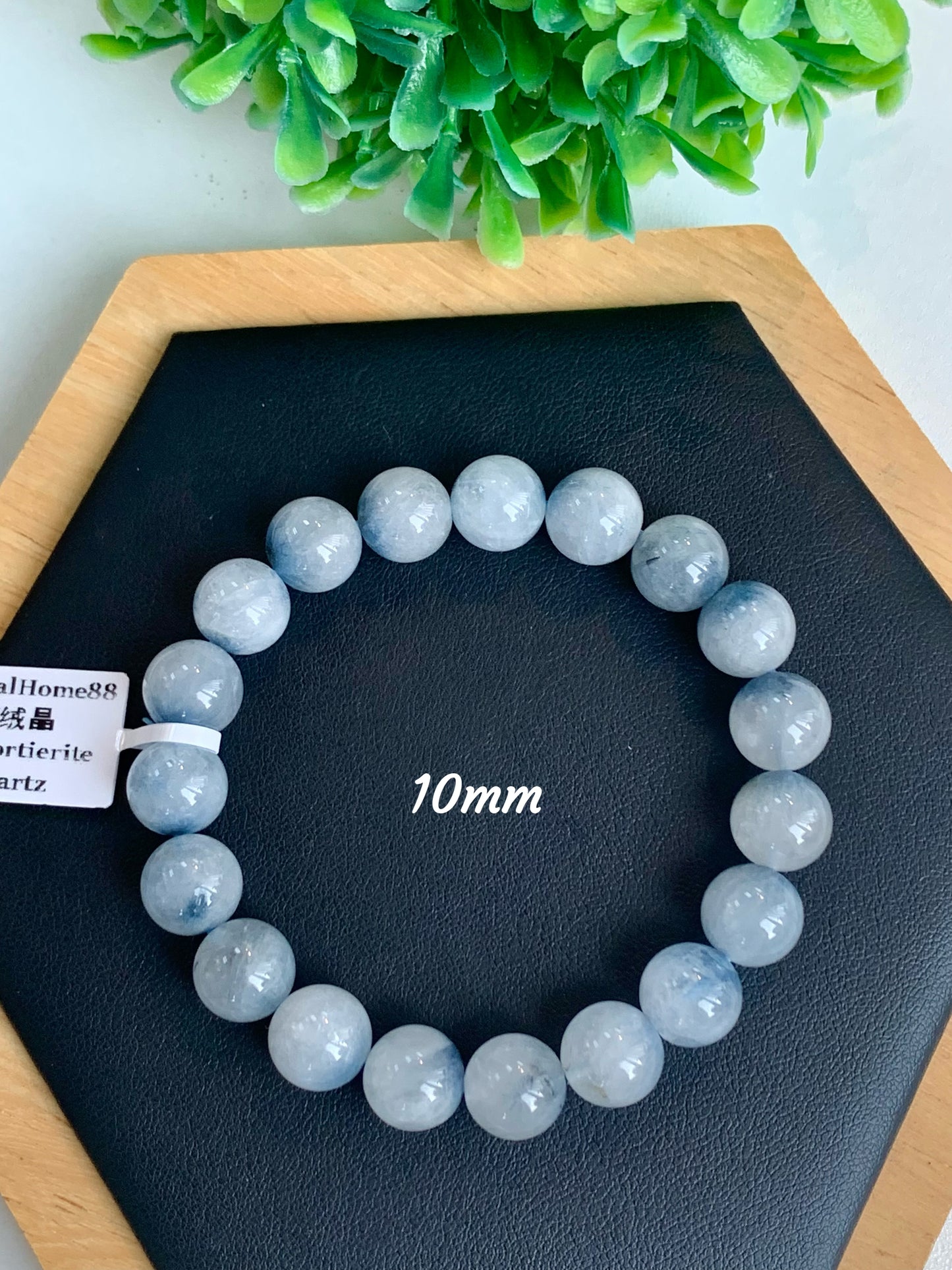 蓝绒晶 Blue Dumortierite Quartz