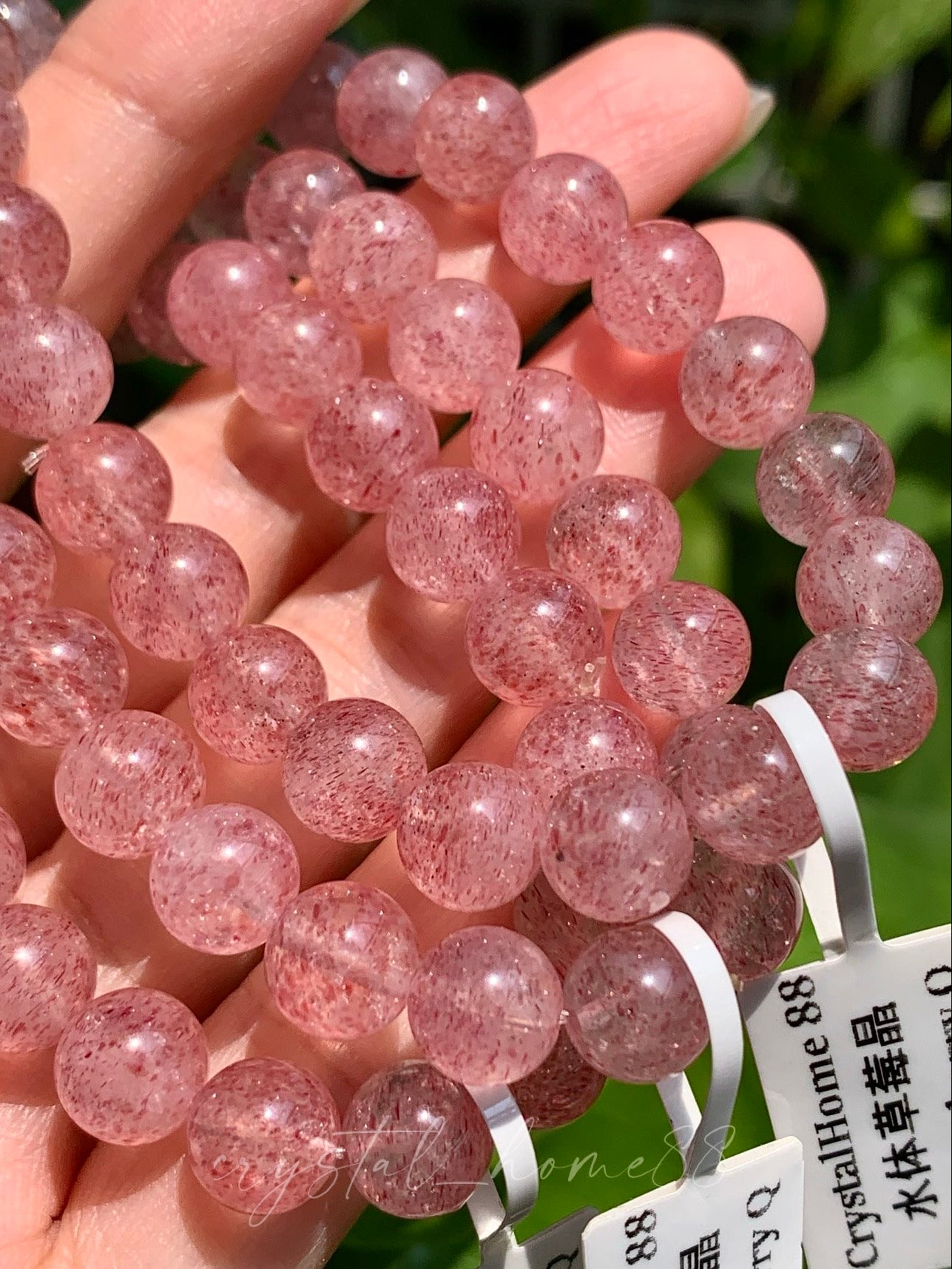 水体草莓晶 Strawberry Quartz（SQ45）